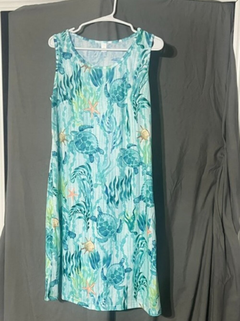 New Exclusive Everyday sea turtle dress